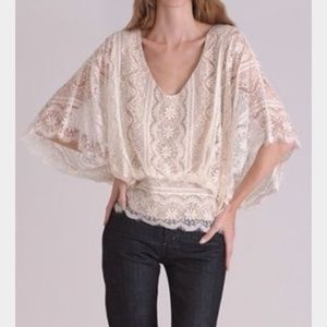NWT Anthropologie Beyond Vintage Lace Top